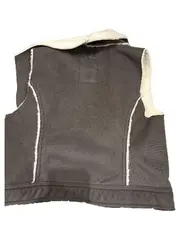 Vorschaubild 7 von Kinder Fellweste Gr. 128 Grau Kunstpelz Freizeit Casual