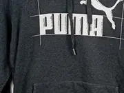 Vorschaubild 4 von Damen Kapuzenpullover Hoodie Baumwolle Grau Sportlich Gr. L 40