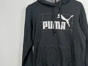 Vorschaubild 3 von Damen Kapuzenpullover Hoodie Baumwolle Grau Sportlich Gr. L 40