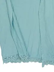 Vorschaubild 3 von Damen Strickjacke Gr. 36/S Türkis Casual mit Spitze 3/4-Arm