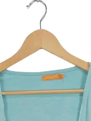 Vorschaubild 5 von Damen Strickjacke Gr. 36/S Türkis Casual mit Spitze 3/4-Arm