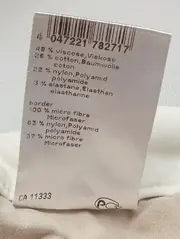 Vorschaubild 5 von Damen Stoffhose Gr. N2 (36/S) Weiß Klassisch Elegant