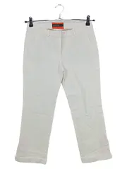 Vorschaubild 1 von Damen Stoffhose Gr. N2 (36/S) Weiß Klassisch Elegant