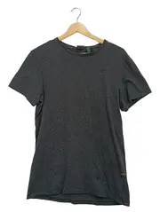 Vorschaubild 1 von Herren T-Shirt Gr. M Grau Meliert Basic Rundhals Baumwolle