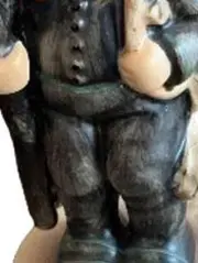 Vorschaubild 3 von Schornsteinfeger Junge Dekofigur Porzellan Grau 10cm