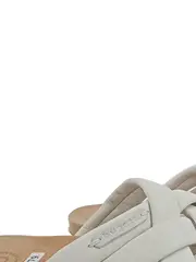 Vorschaubild 3 von Damen Pantoletten Gr. 41 Weiß Modern Sandalen Plateau Sommer