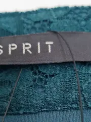 Vorschaubild 4 von Damen Spitzenbluse Gr. 36/S Grün Feminin Elegant