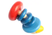 Vorschaubild 2 von Stapelspiel Clown Holz Mehrfarbig Motorikspielzeug Kinder ab 12 Monate
