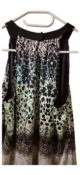 Vorschaubild 2 von Damen Kleid Gr. 40 Animal-Print Mehrfarbig Trägerkleid Sommer