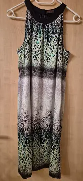 Vorschaubild 5 von Damen Kleid Gr. 40 Animal-Print Mehrfarbig Trägerkleid Sommer