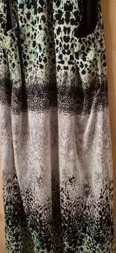 Vorschaubild 3 von Damen Kleid Gr. 40 Animal-Print Mehrfarbig Trägerkleid Sommer