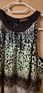 Vorschaubild 4 von Damen Kleid Gr. 40 Animal-Print Mehrfarbig Trägerkleid Sommer
