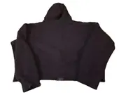 Vorschaubild 4 von Damen Kapuzenpullover Hoodie Cropped Schwarz Gold Silber Gr. S