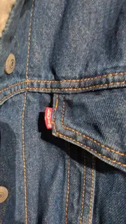 Vorschaubild 3 von Herren Jeansjacke Gr. 48;M Blau mit Teddyfutter Casual