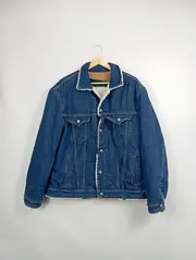 Vorschaubild 2 von Herren Jeansjacke Gr. 48;M Blau mit Teddyfutter Casual