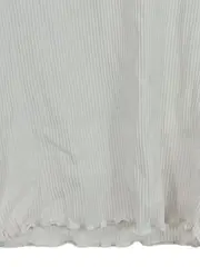 Vorschaubild 4 von Damen Rippstrick Top mit Rüschen Weiß Gr. 38/M