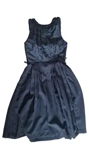 Vorschaubild 6 von Dirndl Trachtenkleid Damen Gr. 34 Schwarz Rüschen