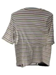 Vorschaubild 3 von Damen T-Shirt Gr. 42 XL Mehrfarbig Gestreift Casual Baumwolle