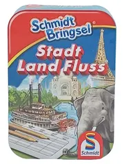 Vorschaubild 1 von Schmidt Stadt Land Fluss Quizspiel Allgemeinwissen ab 6 Jahre Mitbringspiel