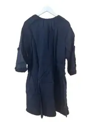 Vorschaubild 2 von Leinenkleid Damen Gr. 40 Blau Tunika Freizeitkleid