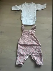 Vorschaubild 4 von Baby Mädchen Set Body Overall Gr. 62 (3M) Rosa Baumwolle
