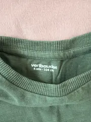 Vorschaubild 6 von Langarmshirt Gr. 104 Grün Baumwolle Basic Kinder Unisex