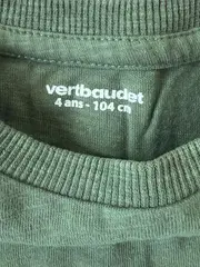 Vorschaubild 4 von Langarmshirt Gr. 104 Grün Baumwolle Basic Kinder Unisex