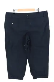 Vorschaubild 2 von collection Damen Capri Shorts Blau Gr. XL Baumwolle Casual