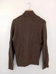 Vorschaubild 2 von Herren Pullover Gr. 48/M Braun Klassisch Baumwolle Wolle