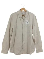 Vorschaubild 2 von Herren Business Hemd Langarm Button-Down Beige Leinen Gr. L