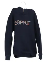 Vorschaubild 1 von Kinder Kapuzenpullover Gr. 92 Blau mit Logo-Print