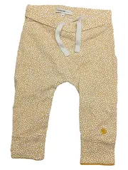 Vorschaubild 1 von Baby Hose Jogginghose Punkte Stickerei Beige Gr. 56 Baumwolle