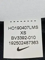 Vorschaubild 6 von Sport Shirt Damen 34/XS Schwarz Langarm Dri-FIT Strukturmuster
