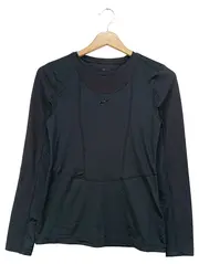 Vorschaubild 1 von Sport Shirt Damen 34/XS Schwarz Langarm Dri-FIT Strukturmuster