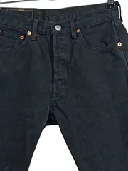 Vorschaubild 3 von Herren Jeans Straight Leg Hose W29 L30 Schwarz Casual