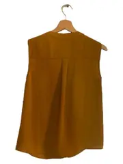 Vorschaubild 2 von Damen Top Gr. 34 Gelb Casual Ärmellos