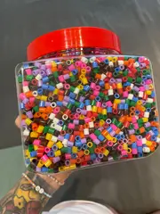 Vorschaubild 2 von Bügelperlen Set Kreativ Bastelset Mehrfarbig 2000 Perlen Kinder