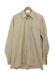 Vorschaubild 1 von Herren Business Hemd Gr. 42/L Beige Langarm Baumwolle