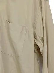 Vorschaubild 4 von Herren Business Hemd Gr. 42/L Beige Langarm Baumwolle