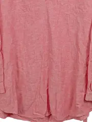 Vorschaubild 2 von Mama Gina's Damen Bluse Rosa Gr. M Leinen Viskose V-Ausschnitt Casual