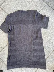 Vorschaubild 2 von Herren Laufshirt Sport Shirt Grau Gr. 44;XS