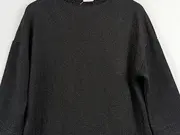Vorschaubild 2 von Damen Langarmshirt Gr. 44 Schwarz Glitzer Streifen Elegant
