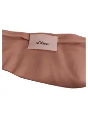 Vorschaubild 2 von Damen T-Shirt Gr. 40/L Beige Abstrakt Muster Kurzarm