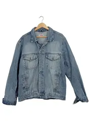 Vorschaubild 1 von Jeansjacke Herren XXL Blau Klassisch Baumwolle Denim