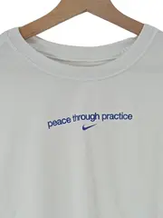 Vorschaubild 2 von Damen T-Shirt Weiß Gr. 36/S Sportlich Schriftzug Logo-Print