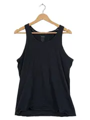 Vorschaubild 1 von Herren Tanktop Unterhemd Schwarz Gr. L 100% Baumwolle Basic