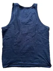 Vorschaubild 2 von Herren Tanktop Unterhemd Schwarz Gr. L 100% Baumwolle Basic