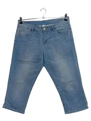 Vorschaubild 1 von Damen Jeans Capri Shorts Gr. 40 W31 Hellblau 3/4 Hose