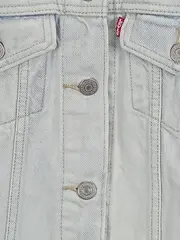 Vorschaubild 3 von Jeansjacke Damen Gr. 36/S Blau Casual Stickerei