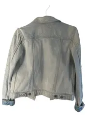 Vorschaubild 2 von Jeansjacke Damen Gr. 36/S Blau Casual Stickerei